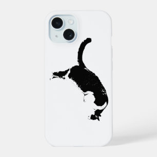 Zwart Kat iPhone 15 Case