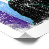 Zwart Kat Man LGBT LGBTQ Gay MLM Pride Grappige Ka Poster (Hoek)