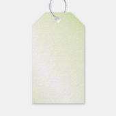 Zwart kat met groene ogen cadeaulabel (Achterkant)