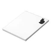 Zwart Kat Notitieblok (Linkerzijde)