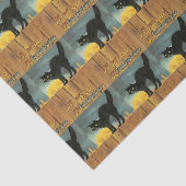  zwart kat op een gesmolten papier (Detail)