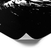 Zwart Kat Pop Art Poster Print - Kat Posters (Hoek)