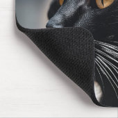 Zwart Kat Portret Muismat (Hoek)