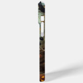 Zwart Kat Rijden Motorfiets Halloween Eng Case-Mate iPhone Case (Achterkant / Links)