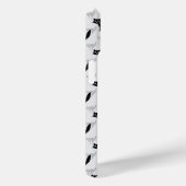 Zwart kat schaduw silhouet patroon ontwerp Case-Mate iPhone case (Achterkant / Rechts)