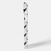 Zwart kat schaduw silhouet patroon ontwerp Case-Mate iPhone case (Achterkant / Links)