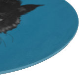 Zwart Kat Snijplank (Hoek)