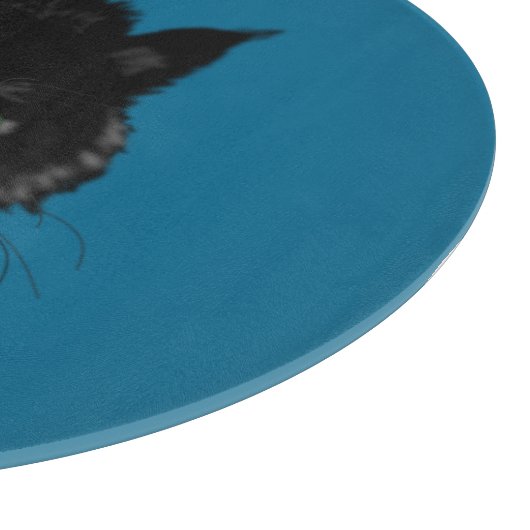 Zwart Kat Snijplank (Hoek)