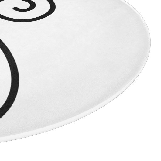 Zwart Kat  stijlontwerp Snijplank (Hoek)