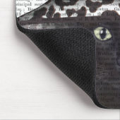 Zwart katje met Pet van Fabulous Muismat (Hoek)