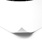 Zwart katje met rode neus verstopt in een kopje perfect poster (Hoek)