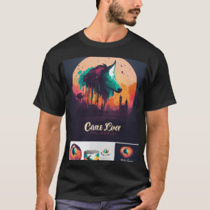 zwart katoenen overhemd t-shirt