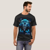 zwart katoenen overhemd t-shirt (Voorkant volledig)