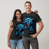 zwart katoenen overhemd t-shirt (Unisex)