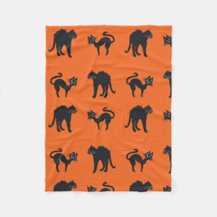 Zwart Katten Halloween Dekens