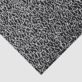 Zwart Katten Tissue Papier (Detail)