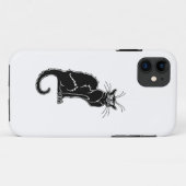 zwart kattendierensilhouet Case-Mate iPhone case (Achterkant (horizontaal))