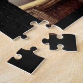 Zwart kattenmysterie spiegelt donkere fantasie legpuzzel (Zijkant)