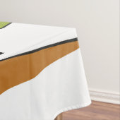 Zwart kattenontwerp uit de middeleeuwen tafelkleed (Voorbeeld)