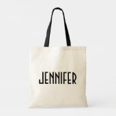 Zwart kattenontwerp uit de middeleeuwen tote bag (Achterkant)