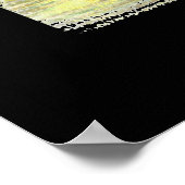 Zwart-kattenpapier — Poster afdrukken (Hoek)