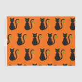 Zwart kattenpapier tissuepapier (Voorkant)