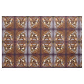 zwart kattenpatroon stof (Fat Quarter)