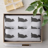 Zwart kattentissuepapier tissuepapier (Geschenk)