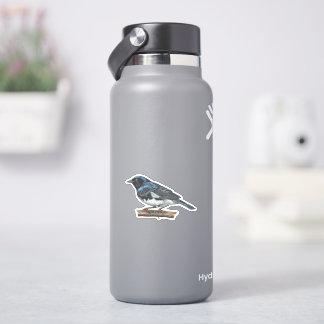 Zwart-keel Blue Warbler Sticker