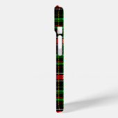 Zwart Kerst Flanel Plaid Tartan Design Case-Mate iPhone Case (Achterkant / Links)
