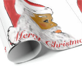 Zwart kerstcadeaupapier cadeaupapier (Rol Hoek)