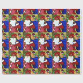 Zwart kerstcadeaupapier voor kerstcadeautjes cadeaupapier (Vlak)