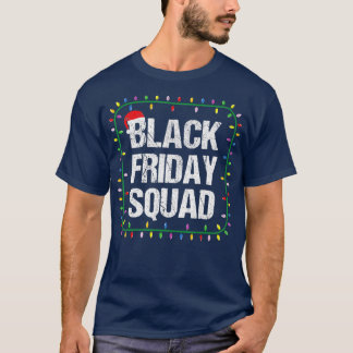 Zwart kerstlicht op vrijdagplein T-shirt