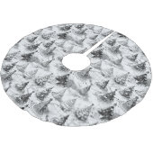 Zwart Kerstmispatroon#3 ID1009 Kerstboom Rok (Gekanteld)