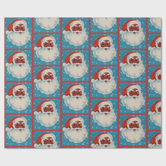 Zwart kerstpapier cadeaupapier (Vlak)