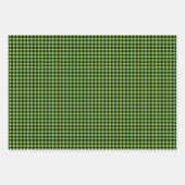 Zwart kerstpatroon: Combo Fun voor geblazen kerstm Inpakpapier Vel (Voorkant 3)