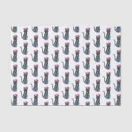 Zwart kersttwitpapier tissuepapier