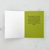 Zwart Kinder Camping Miss You Kaart (Binnen)