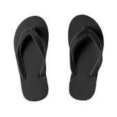 Zwart Kinder Teenslippers (Voetbed)