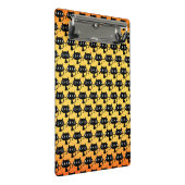 Zwart kittens patroon mini klembord (Schuin)