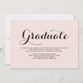 Zwart Klasse van 2024 Fotocollage Afstuderen Kaart (Achterkant)