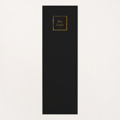 Zwart klassiek bedrijfslogo studio yogamat (Voorkant)