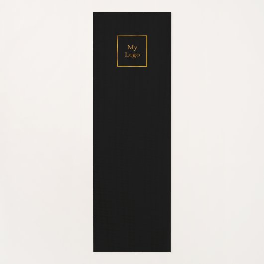 Zwart klassiek bedrijfslogo studio yogamat (Voorkant)