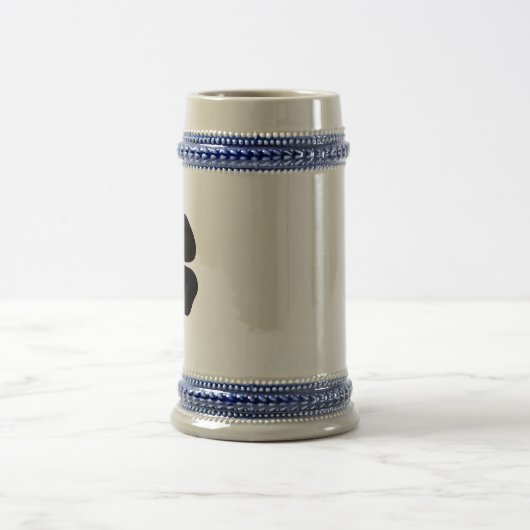 Zwart Klaver bier stein Bierpul (Center)