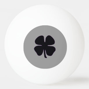 Zwart Klaver grijs 1-sterren ping pong bal Pingpongbal