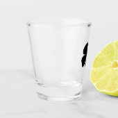 Zwart Klaver schot glas (Links)