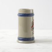 Zwart kleed van wapenstok / zwarte familiekust bierpul (Center)