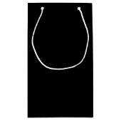 Zwart Klein Cadeauzakje (Achterkant)