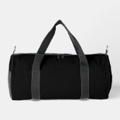 Zwart Kleine Duffel Bag Trend Abstract Groen Goud Plunjezak (Achterkant)