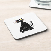 Zwart klepdeksel onderzetter (Linkerzijde)